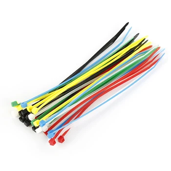

100pcs/bag 6 Color Nylon Cable Ties 150mm Self-locking Nylon Wire Cable Ties Fasten Outdoor Supply Fasteners Camping tie