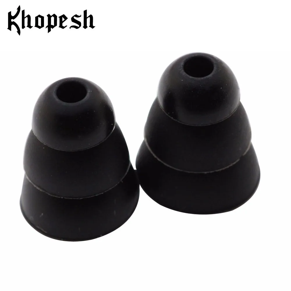 

Khopesh For Shure SE215 Silicone Ear Tips In Ear Tips Earbuds For Shure 530 425 420 SE315 SE535 Silicone Eartips Ear Sleeve Tips
