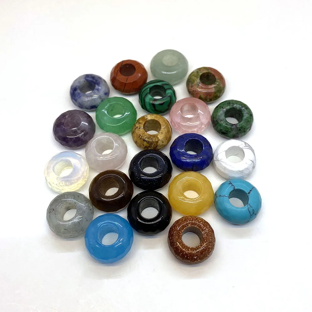 

Natural Stone Large Hole Beads Malachite Lapis Lazuli Used for DIY Jewelry Making Bracelet Necklace Size 8x14 Mm Hole 5.5 Mm