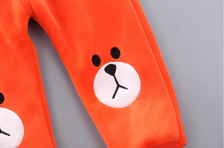 Осенне-зимний теплый жилет с рождественским рисунком для маленьких мальчиков и девочек+ толстовка+ штаны, комплект из 3 предметов, детский спортивный костюм для малышей