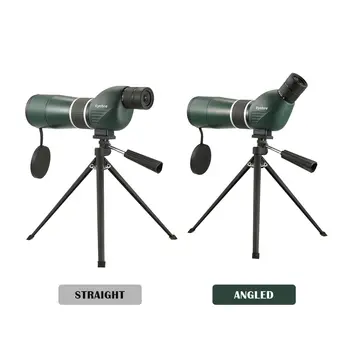 

Outdoor Traveling 20-60x60 Straight / Angled Spotting Scope with Tripod Portable Travel Scope Monocular Telescope with Tripod