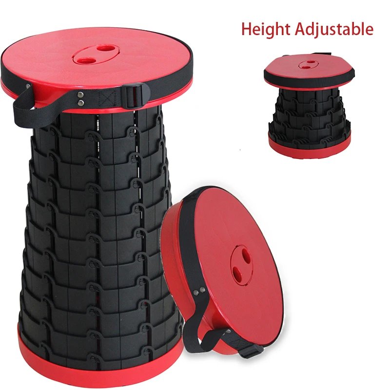 

Portable Telescoping Stool Retractable Folding Garden Camping Stools Seat for Fishing Hiking Traveling Outdoor Activities