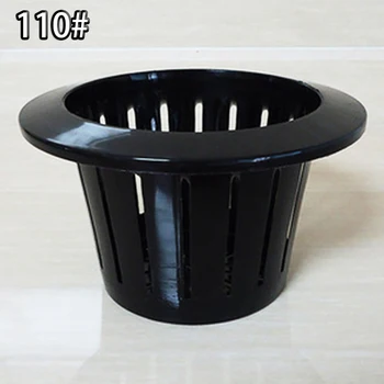 

10pcs Plastic Nursery Hydroponic Mesh Pot Soil Less Cultivation Planting Basket Plants Gardening Basket