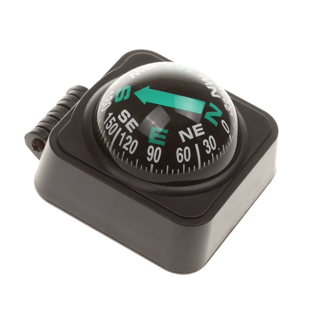 Adjustable Dash Mount Compass Navigation Hiking Direction Pointing Guide Ball for Marine Boat Truck Auto Car Outdoor