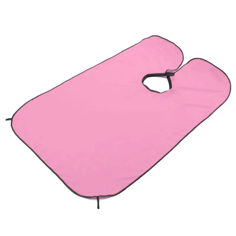 Средства ухода за бородой передник для бритья Bib триммер для лица Парикмахерская накидка раковина человек ванная комната передник для бороды водонепроницаемая ткань с 2 присосками - Цвет: Розовый