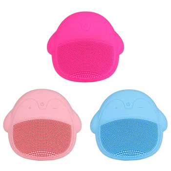 

Facial Silicone Cleansing Brush Control Oil Remove Blackhead Shrink Pores Electric Cleansing Brush Beauty Face Skin Care :
