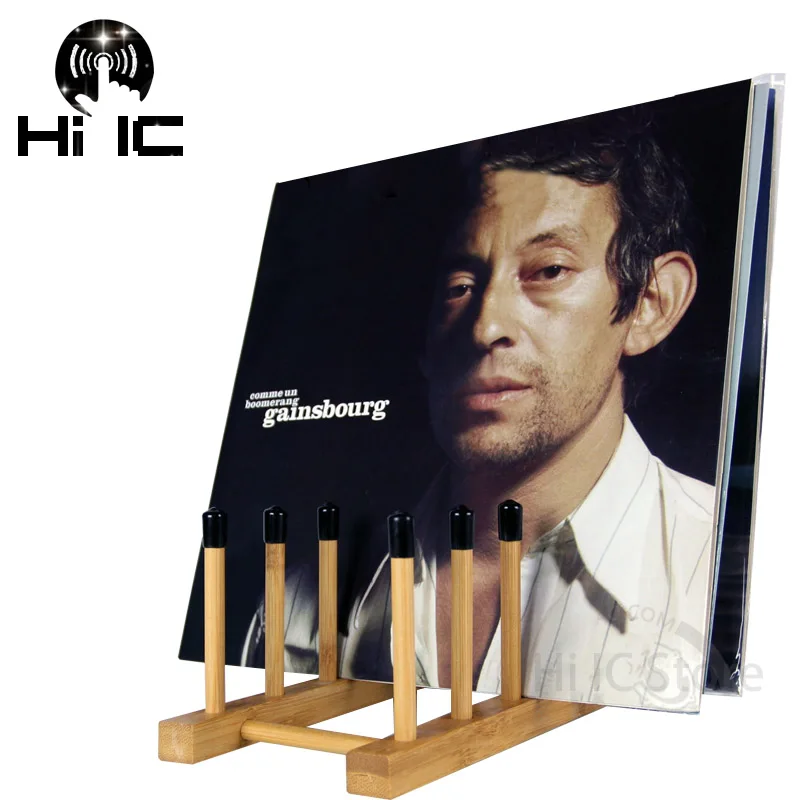 1 шт. CD LP виниловая пластина дисплей полка для проигрывателя фотография