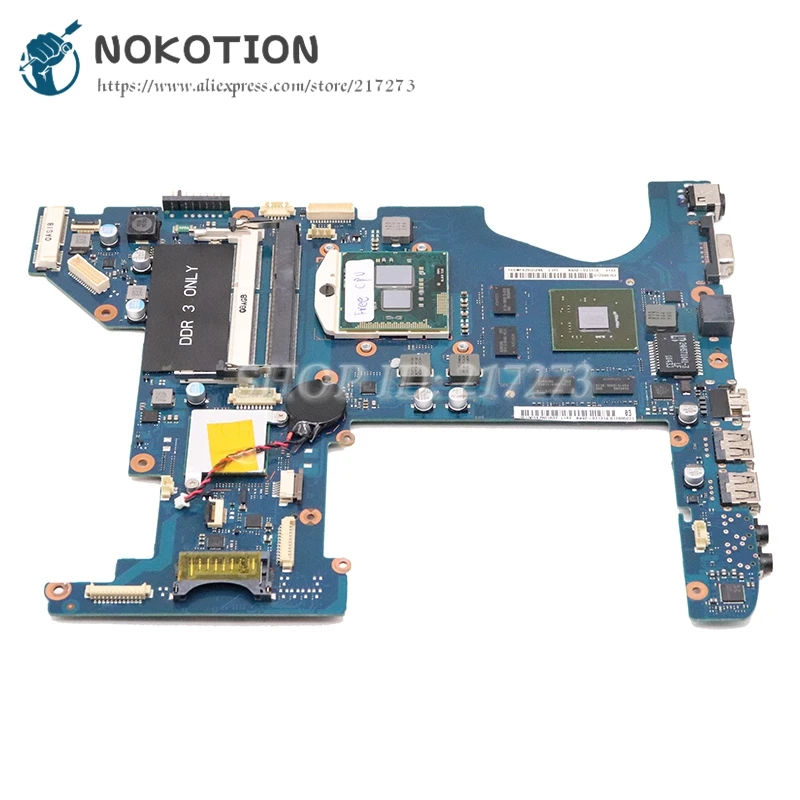 NOKOTION BA92-07131B BA92-07131A BA41-01372A BA41-01373A для samsung NP-RF710 RF710 17,3 дюймовый ноутбук материнская плата HM55 GT330M gpu