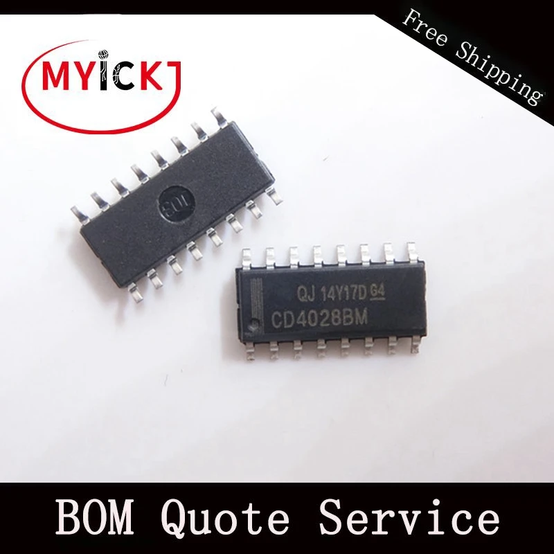 10 шт. CD4028BM96 ic-декодер CMOS BCD-DEC 16-SOIC IC чип