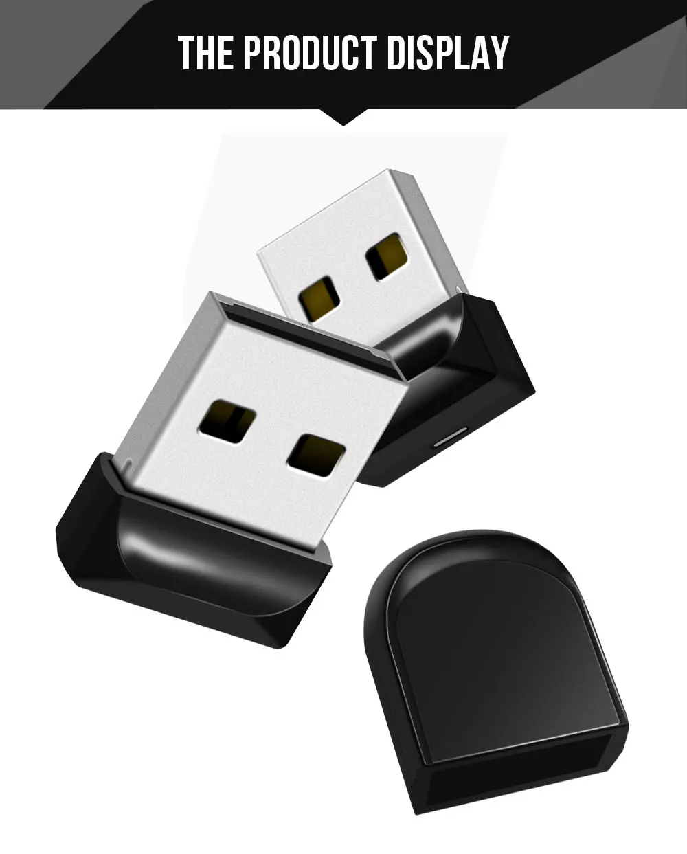 super small pendrive 128gb 64gb USB flash 32gb 16gb mini metal pen drive key ring U disk_voghion.com