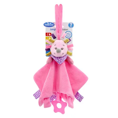 Baby Plush Toys Soft Appease Towel Soothe Reassure Sleeping Animal Blankie Towel Educational Rattles Clam plush Bebes Toys Doll 2