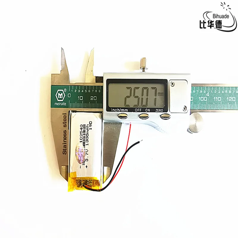 Хорошего качества литиевая батарея 3,7 V, 1300mAH 102540 полимерный литий-ионный/литий-ионный аккумулятор для планшетных ПК банк, gps, mp3, mp4