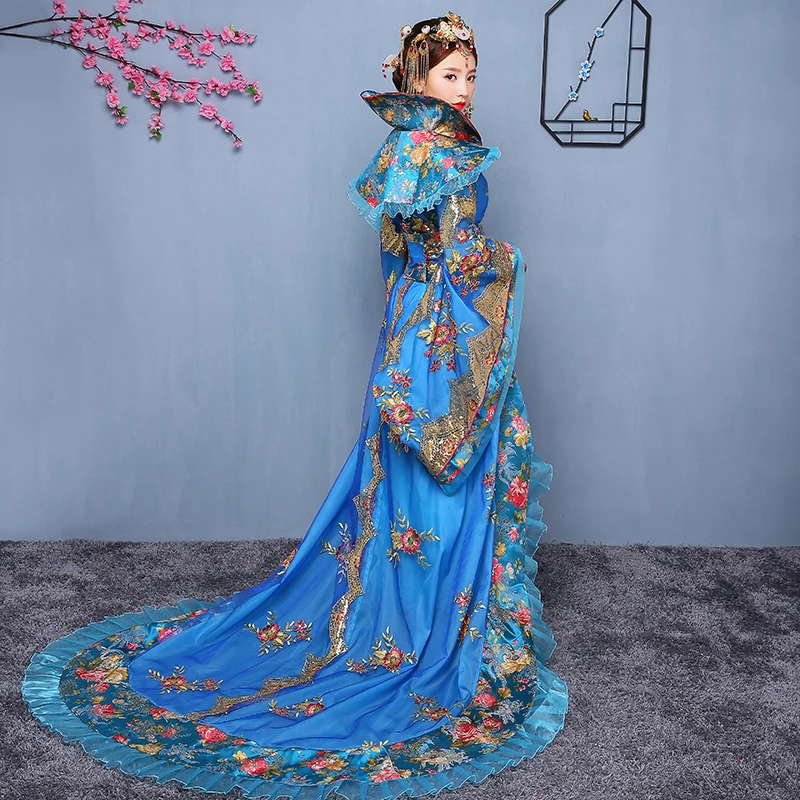 Hanfu Женский Оригинальный китайский Стиль древний костюм династии Тан наложница
