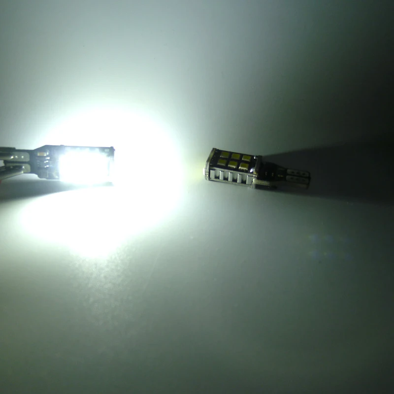 T15 W16W 921 Canbus супер яркий высокой мощности 15 SMD 2835 Светодиодный без ошибок автомобильный резервный фонарь лампа Тормозная лампа ксеноновая белая