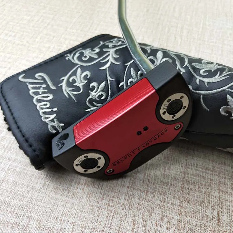 

golf clubs Black red/black gold skull fast back Golf Putter + Putter Head cover Available Real Pictures Contact Seller