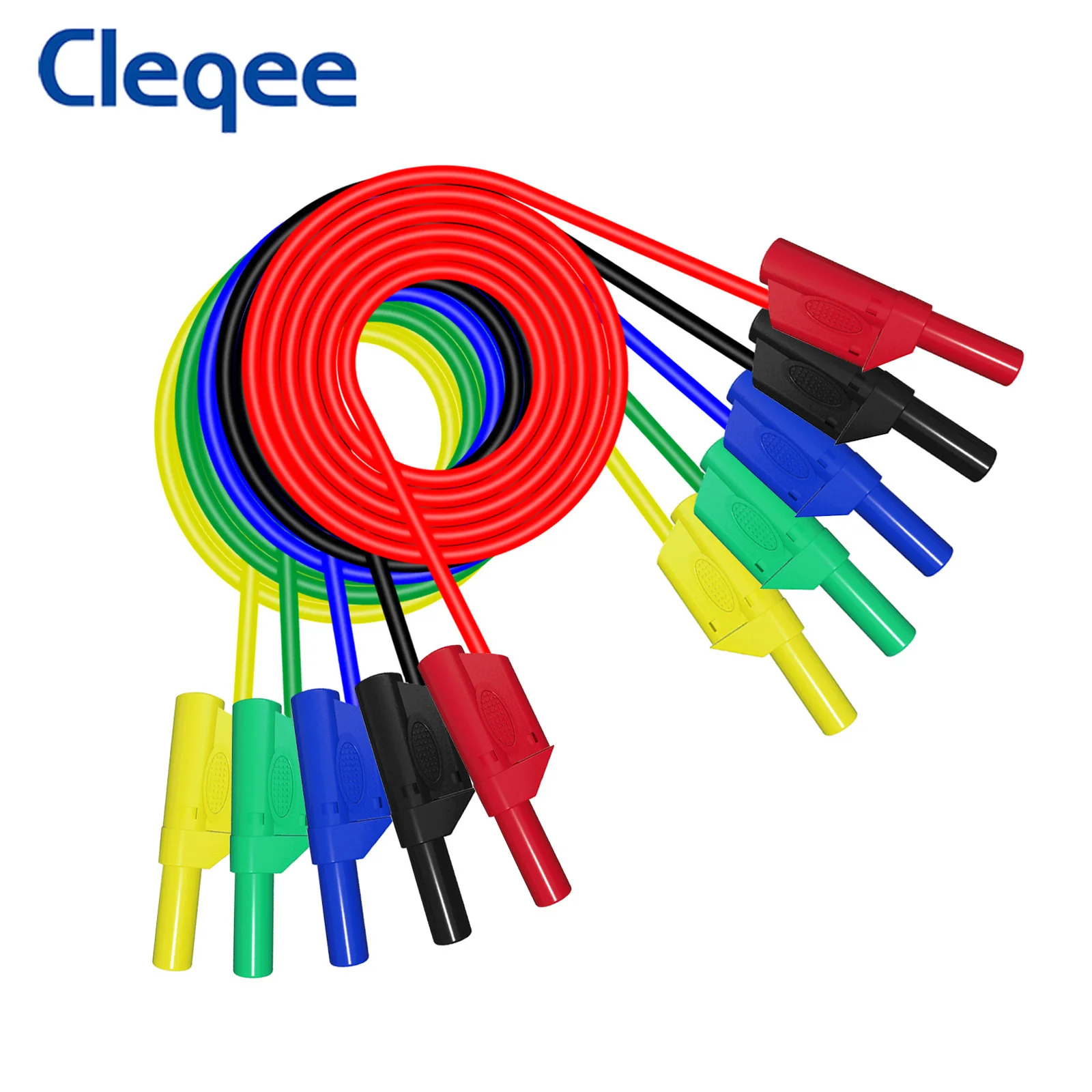 Cleqee P1050 4mm Banana Plug To 4mm Banana Plug Multimeter Test Leads