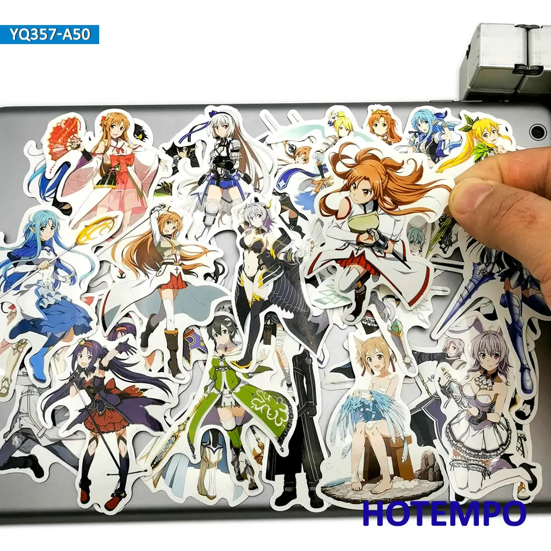 50pcs Anime Girl Stickers Sword Art Online Scrapbooking Stickers