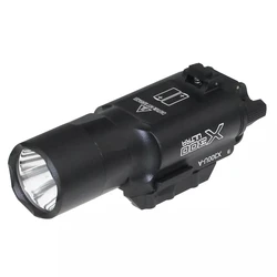 Luz de arma táctica SF X300 Ultra LED, luz de pistola X300U, linterna de alto rendimiento de 500 lúmenes, ajuste de riel Weaver Picatinny de 20mm
