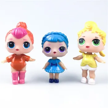 

3 Pcs/Set Cute Big Eyes LoL Dolls Water Spray Tears Surprise Doll Anime Kids Toys Action Figure Model LoL Surprise Children Gift
