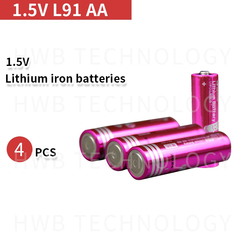 4PCS/lot Japan import AA 3000mAh 1.5V lithium iron battery High power Long shelf life digital Camera radio | Электроника