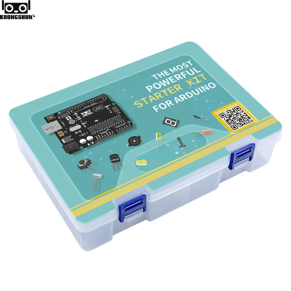 Kuongshun стартовый набор для Arduino с 27 учебными материалами проекта