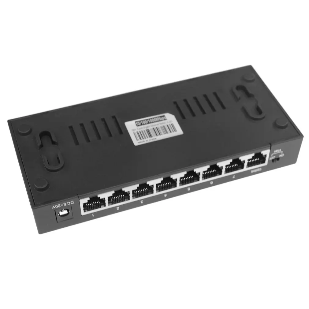 Новые 8-Порты и разъёмы концентраторы Gigabit Ethernet 1000 Мбит настольный коммутатор Fast сети