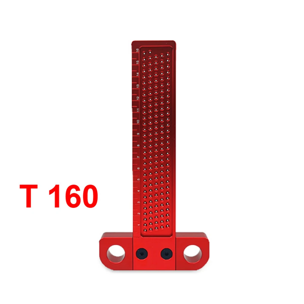 

Woodwork Type T-Type Metal Ruler Hole Transcribe Wood Cross Measuring Tool High-quality Materials, Durable, Long Life