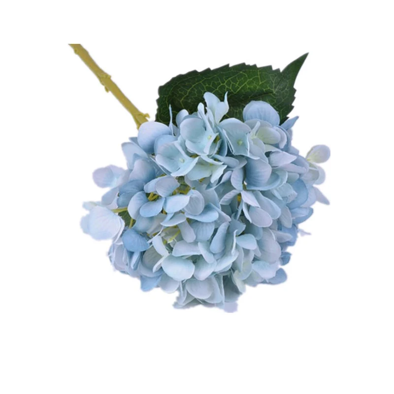 47cm Bunch Artificial Crepe Plastic Flower Hydrangea Wedding Home Decor UK