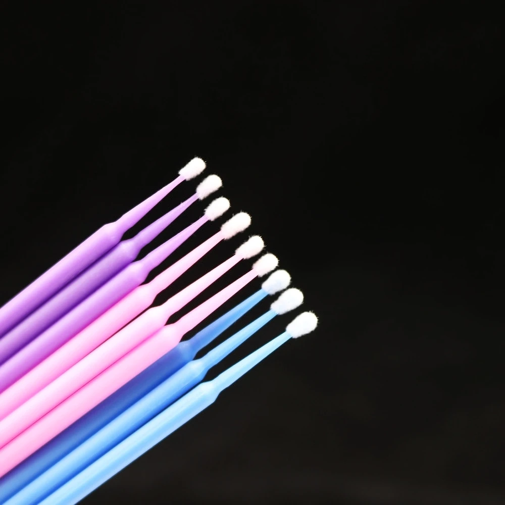 100 PCS Disposable Cotton Swabs For Volume Eyelash Grafting Lashes Lift Perm Agent Applying Cleaning Assist Supplies