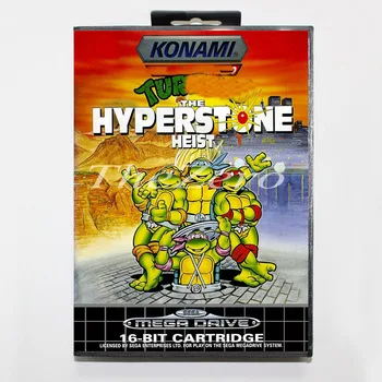 

Tmnt Tur Hyperstone Heist with Box for 16 bit MD Video Game Card for Sega Mega Drive/Genesis