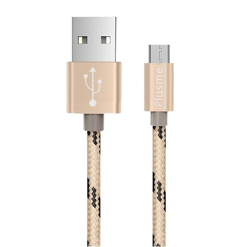 

New for Android Data Cable 1 Meter Silver Gold Color Data Line High Quality Line