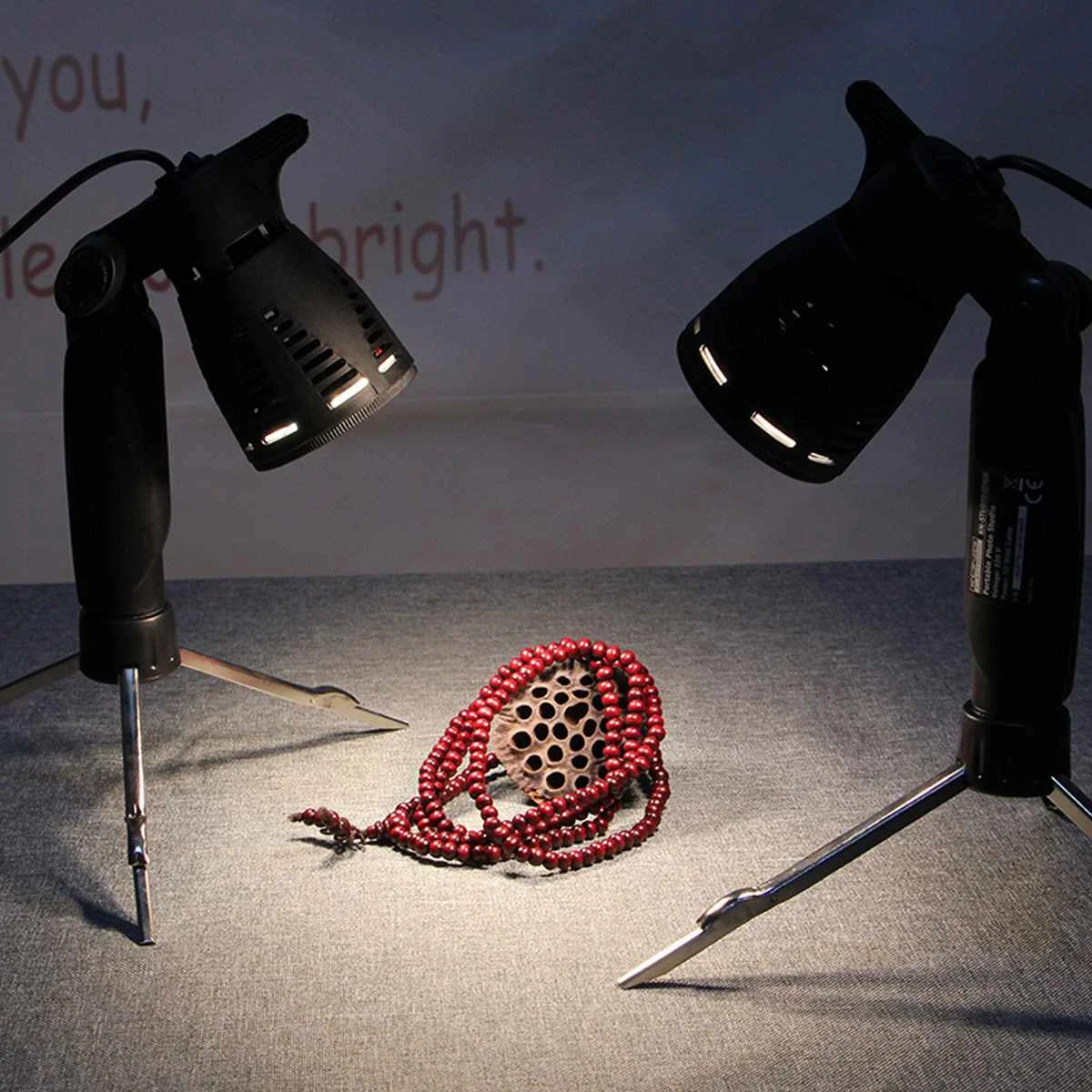 

6W LED Photography Photo Studio Light Lamp Camera Softbox Tripod Stand Bulb For Light Tent 5500K/2700K