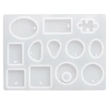 1 шт. силиконовые Молдер ремесла смолы круглое ожерелье серьги кулон DIY Аксессуары