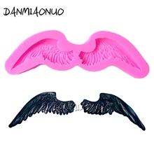 DANMIAONUO A1056017 Angel Wings Cake Decoration Moldes De Silicone Para Resina Epoxi Food Sweets Baking Accessories And Tools