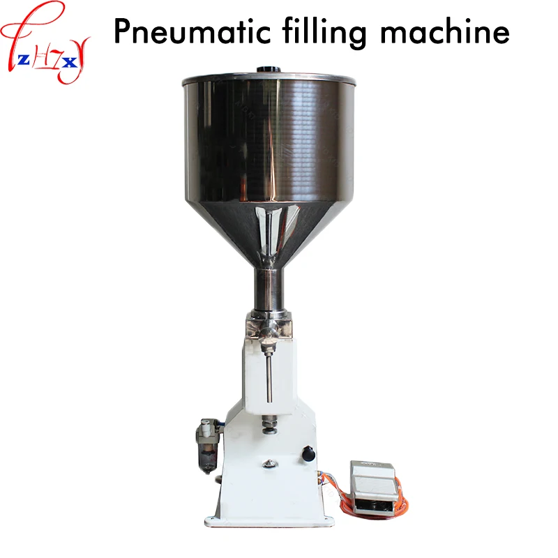 

1PC Pneumatic Liquid Filling Machine A02 Small Dose Stainless Steel Filling Machine Large Capacity Paste Filling Machine