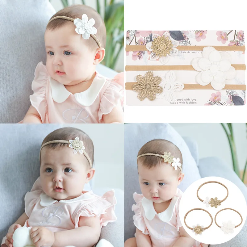 Best Seller Baby Newborn Headwear-Set Hairbands Bows Nylon Girls Kids Knot Elastic Children Fashion mmQKMg0OYRq