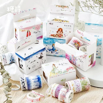 

Sugar Poem Origional Washi Tape Set Adorable New Collage Fairy Tale Dream Series Japan Hand Account Album Decorative Stickers