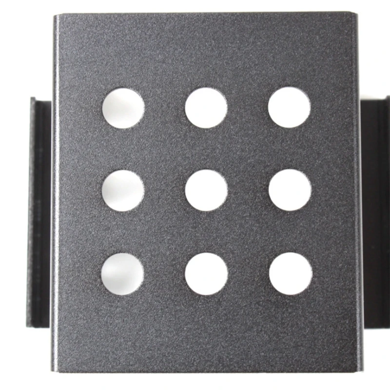 Hard disk rack Aluminium Alloy 4-Layer for 2.5-Inch HDD/SSD Chassis bracket shelf Black