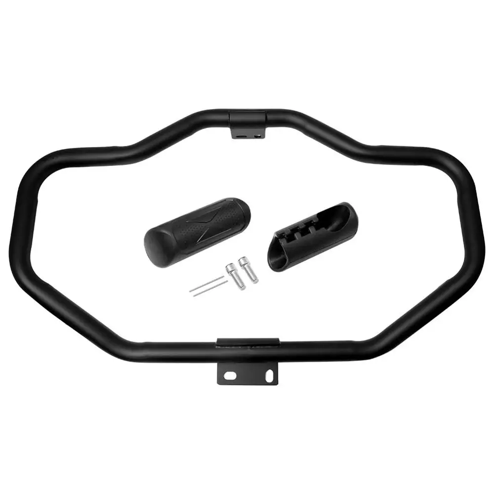 3 цвета мотоцикл кафе гонщик усы защита двигателя Highway Crash Bar подходит для Harley Sportster XL883 XL1200 2004 - Цвет: matte black