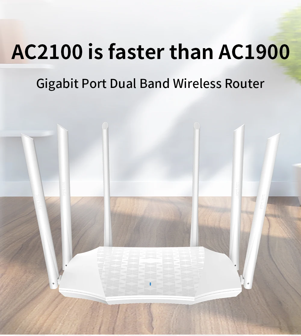 GC23/GC11 Gigabit Router 2.4G&5.0GHz Dual Band 12AC Wireless Wifi Router WIFI Repeater 5*6dBi High Gain Antennas Coverage home