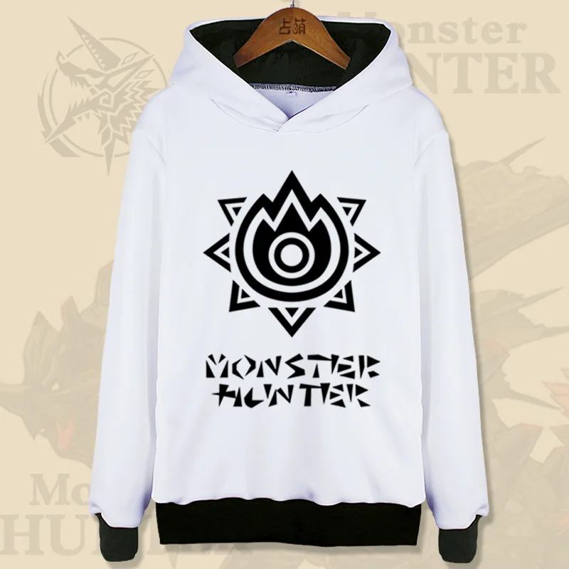 Коричневый Monster Hunter Yiankutku Plesioth толстовка с капюшоном, костюм для косплея, модная куртка с капюшоном с героями мультфильмов, школьная форма для студентов - Цвет: Коричневый