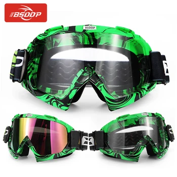 

Motorcycle Goggles ATV Off Road Dirt Bike DustProof Racing Glasses Anti Wind Eyewear Motocross Goggles for Hyosung Benenlli KTM