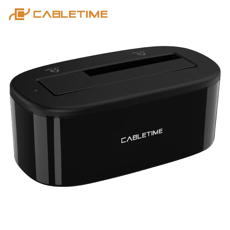 

CABLETIME HDD Case 3.5 Hard Drive Enclosure Storge for Laptop SSD Disk HDD Box External HDD Enclosure C347
