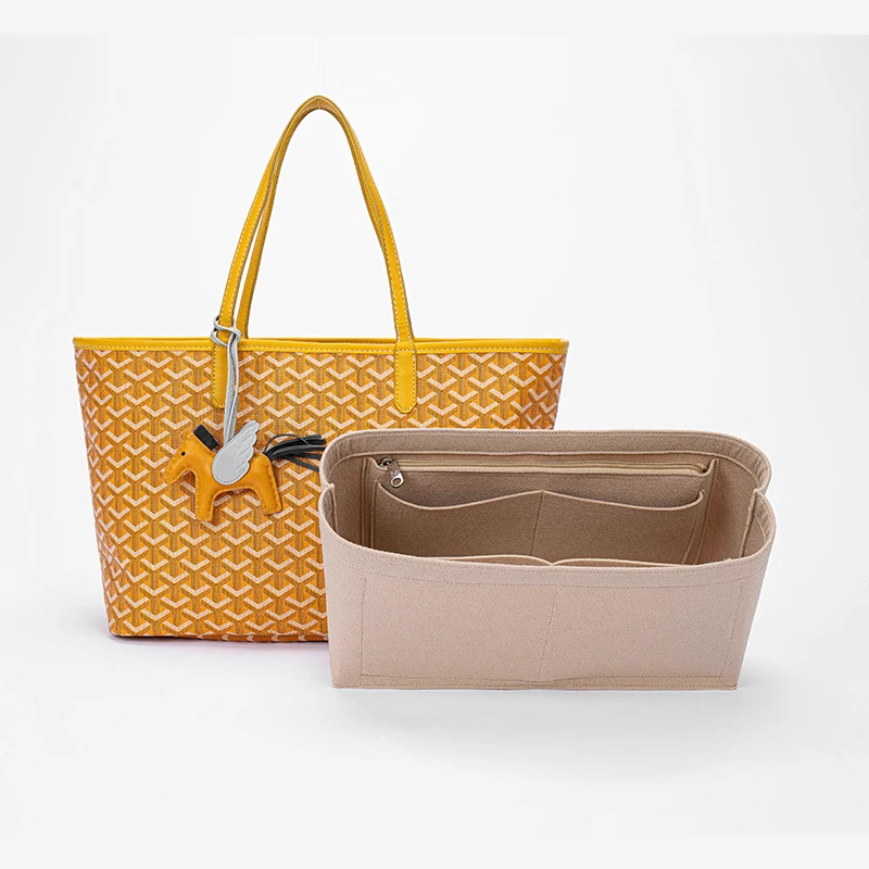  MTRSUE Organizador original de terciopelo para bolso,  organizador de bolsa de mano para mujer con cremallera de metal para  Neverfull Speedy y más (marrón, mediano) : Ropa, Zapatos y Joyería