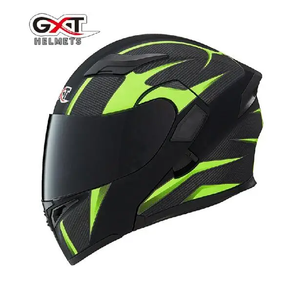 GXT 902 moto rcycle шлем Двойные забрала полный уход за кожей лица moto гоночный шлем moto rbike Filp до Прохладный Для мужчин для верховой езды мотоциклетный шлем - Цвет: 1