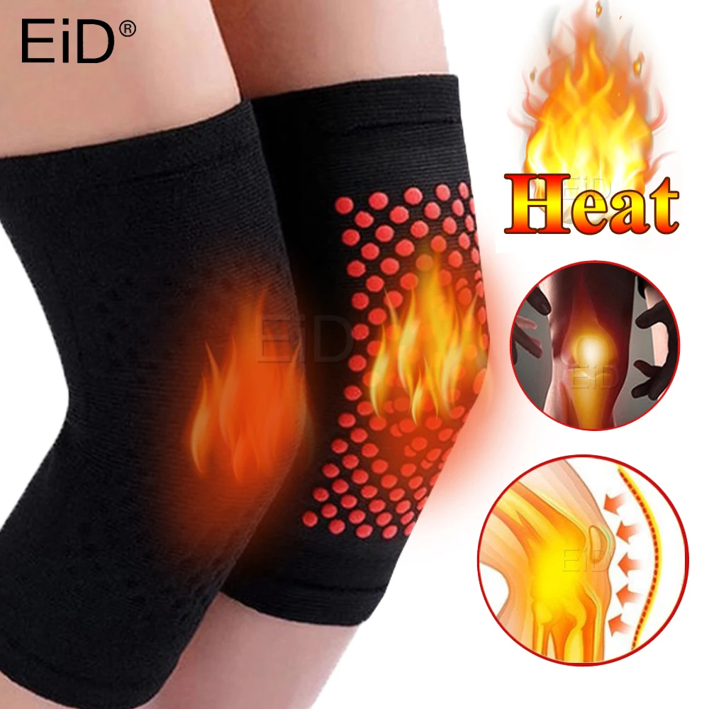 2pcs Warm Self Heating Knee Pads Therapy Kneepad Pain Relief Arthritis Brace Massager