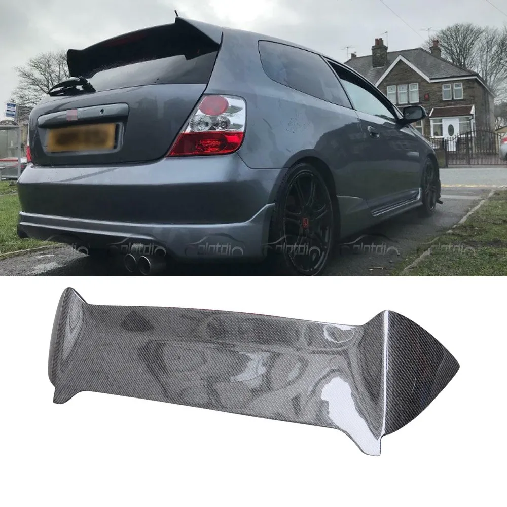 Задний спойлер из углеродного волокна OEM крыло со светодиодом для Honda CIVIC EP3 задний