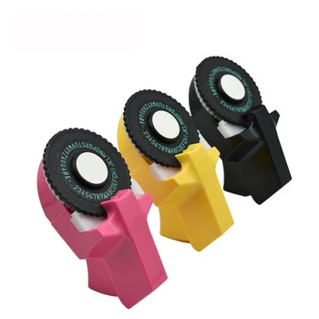 

Bar Code Machine Label Embossing Printer Mini Portable Manual 3D DIY Sculpture Office Manual Labeling Machine Family Print