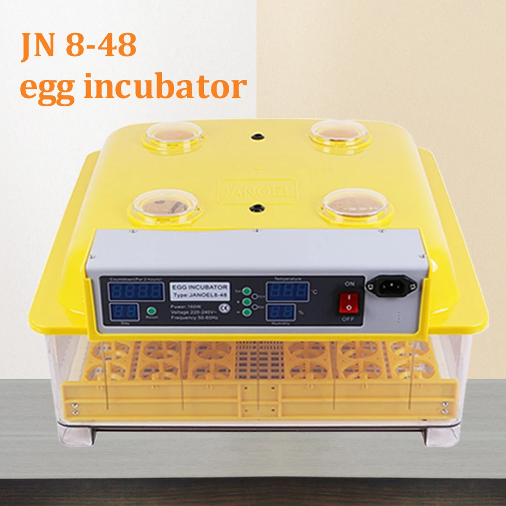 

Hatchery Egg Incubator Farm Use Brooder Machine Full Automatic Digital Hatching With 48 eggs Capacity