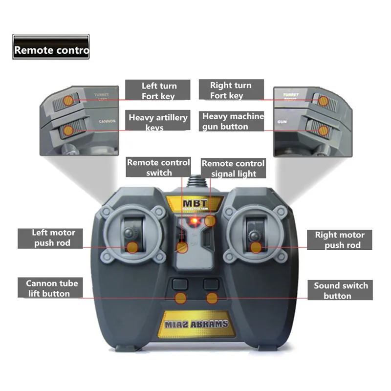 Rc танк M1A2 Abrams США Израиль Тактический автомобиль основной боевой военный основной боевой танк модель звук электронные игрушки дистанционное управление